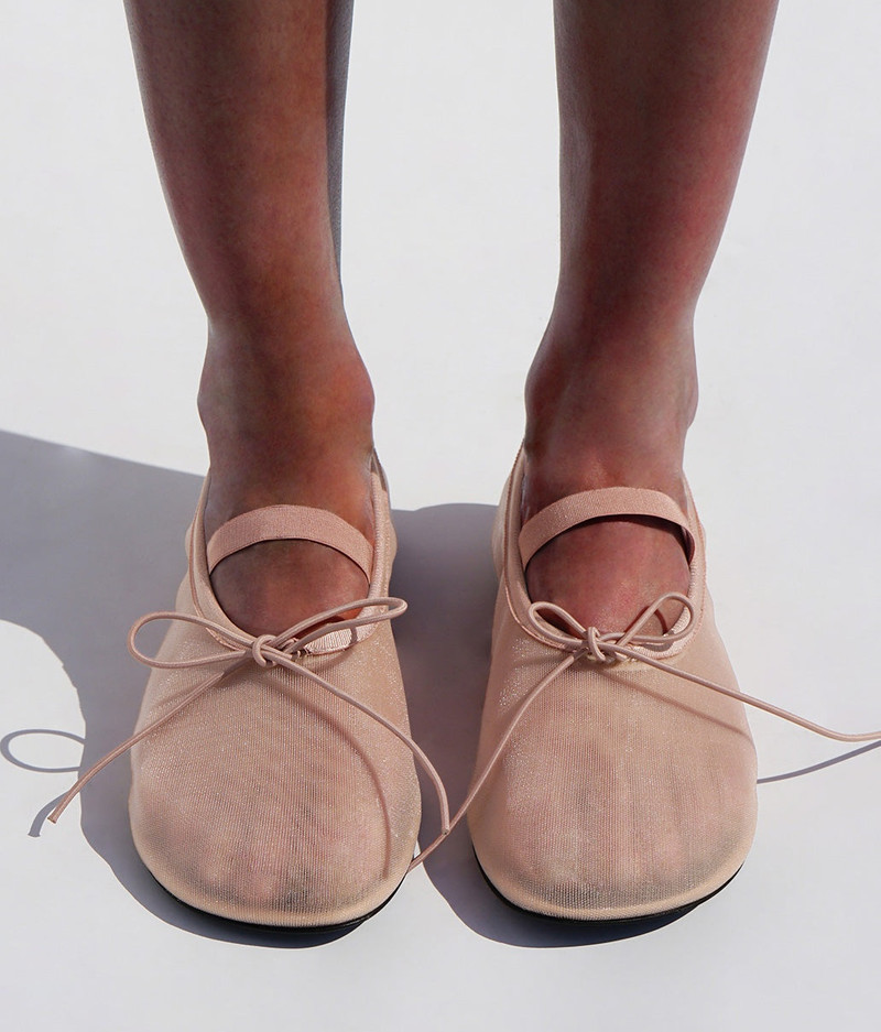 Proenza Schouler Glove Mary Jane Ballet Flats in Mesh outlook