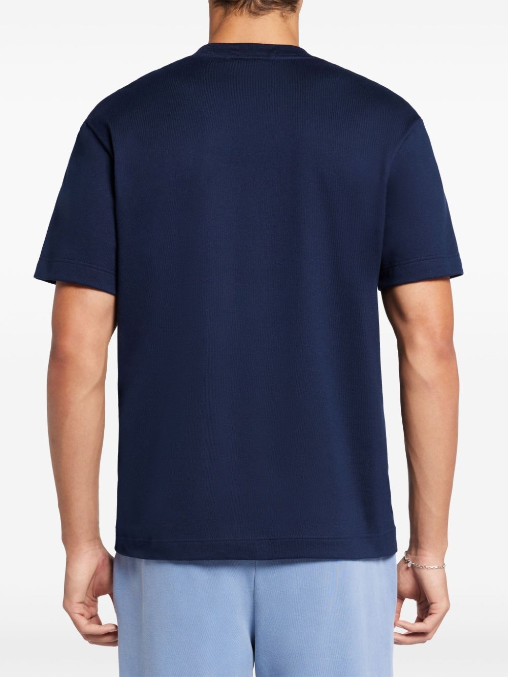 blue cotton t-shirt - 4