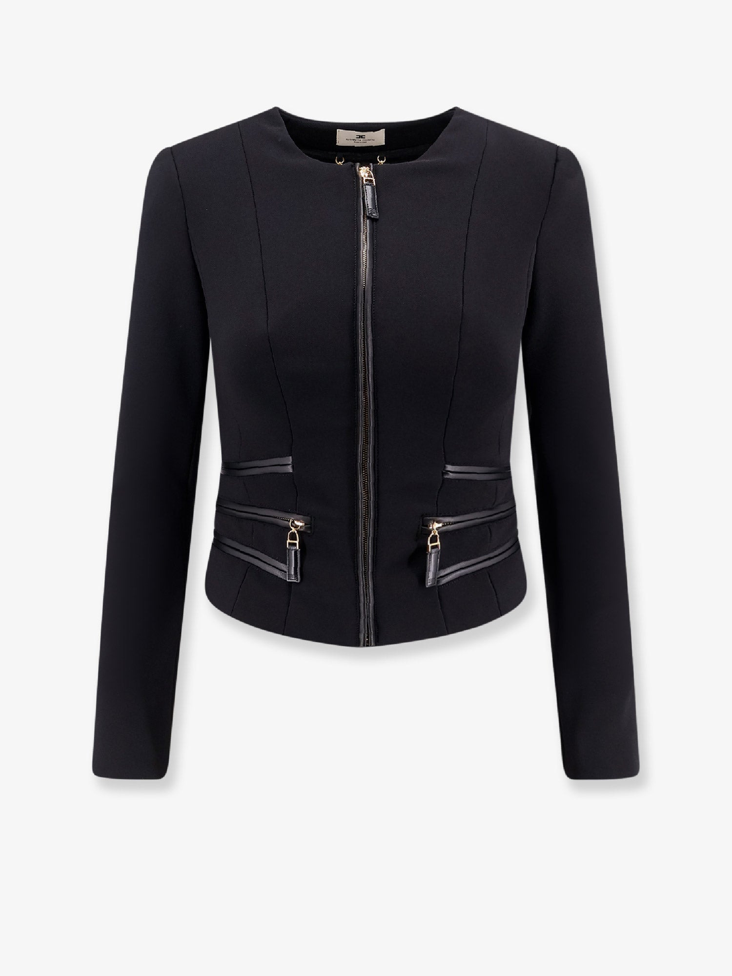 Elisabetta Franchi Blazer With Pockets And Zip - 1