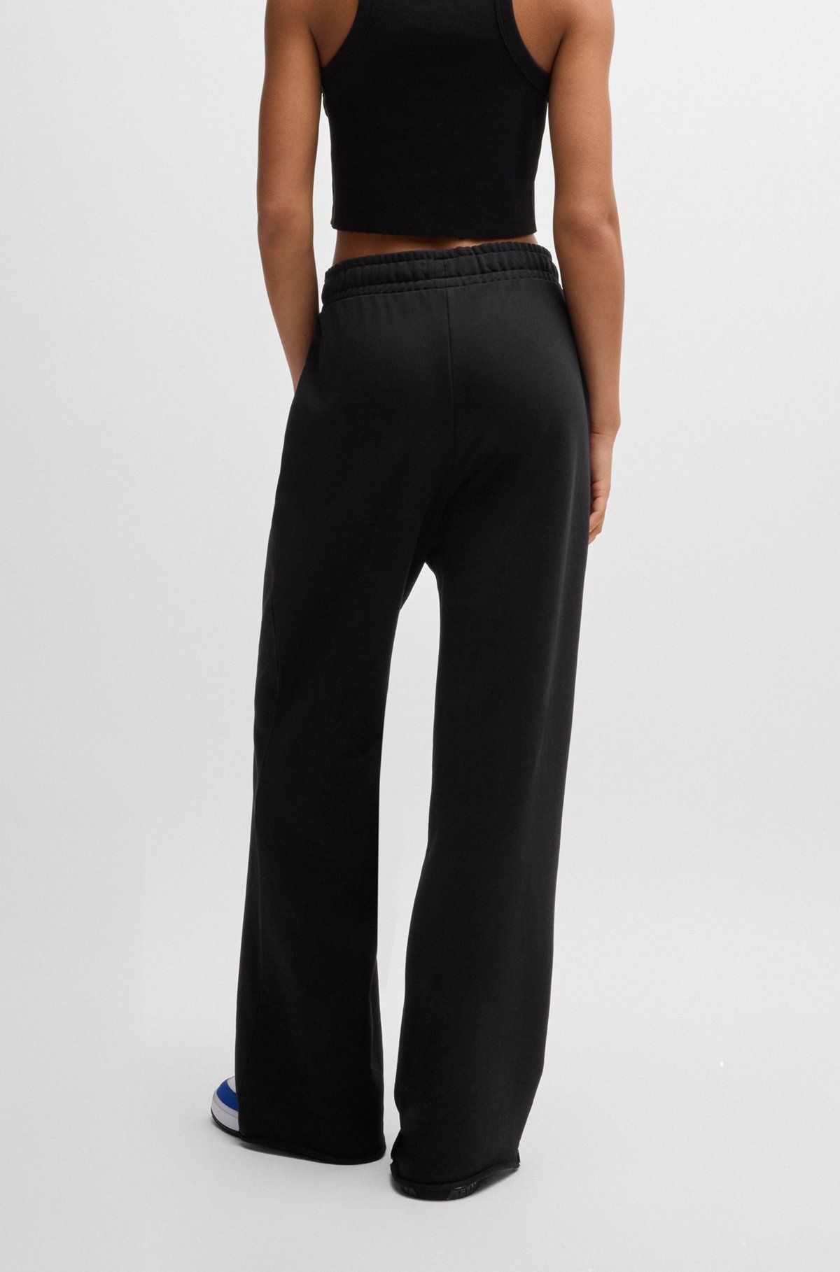 RELAXED-FIT TRACKSUIT BOTTOMS WITH LOGO PRINT - 4