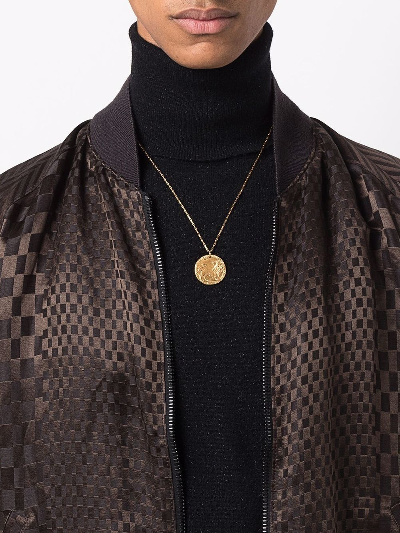 ALIGHIERI Il Leone medallion necklace outlook