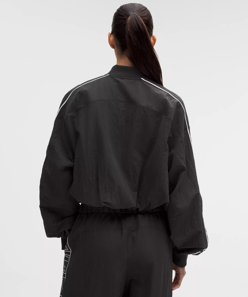 Crinkle Nylon Track Jacket *Wordmark 3