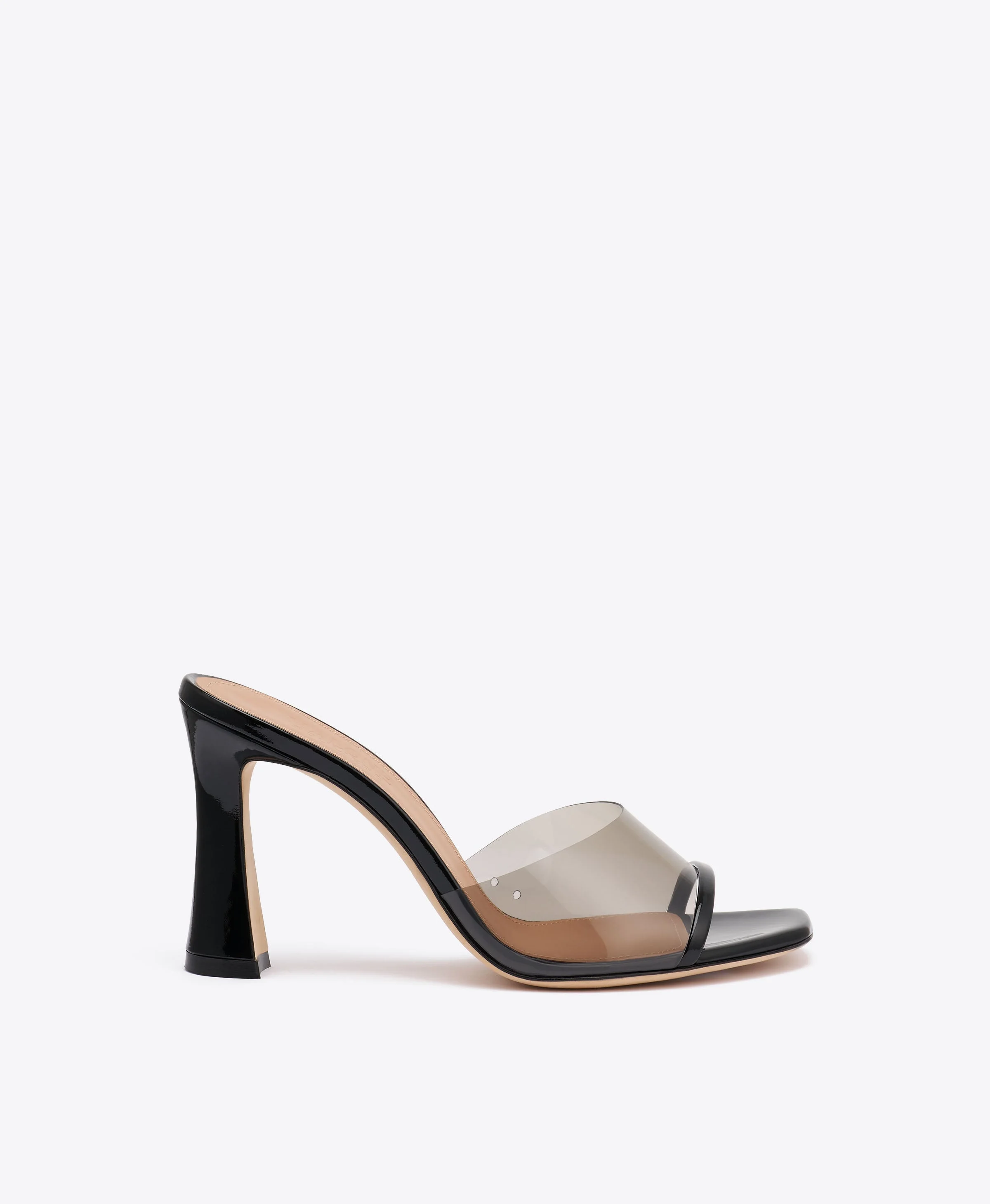 Roxanne 90 Black Patent Leather Sandals - 1