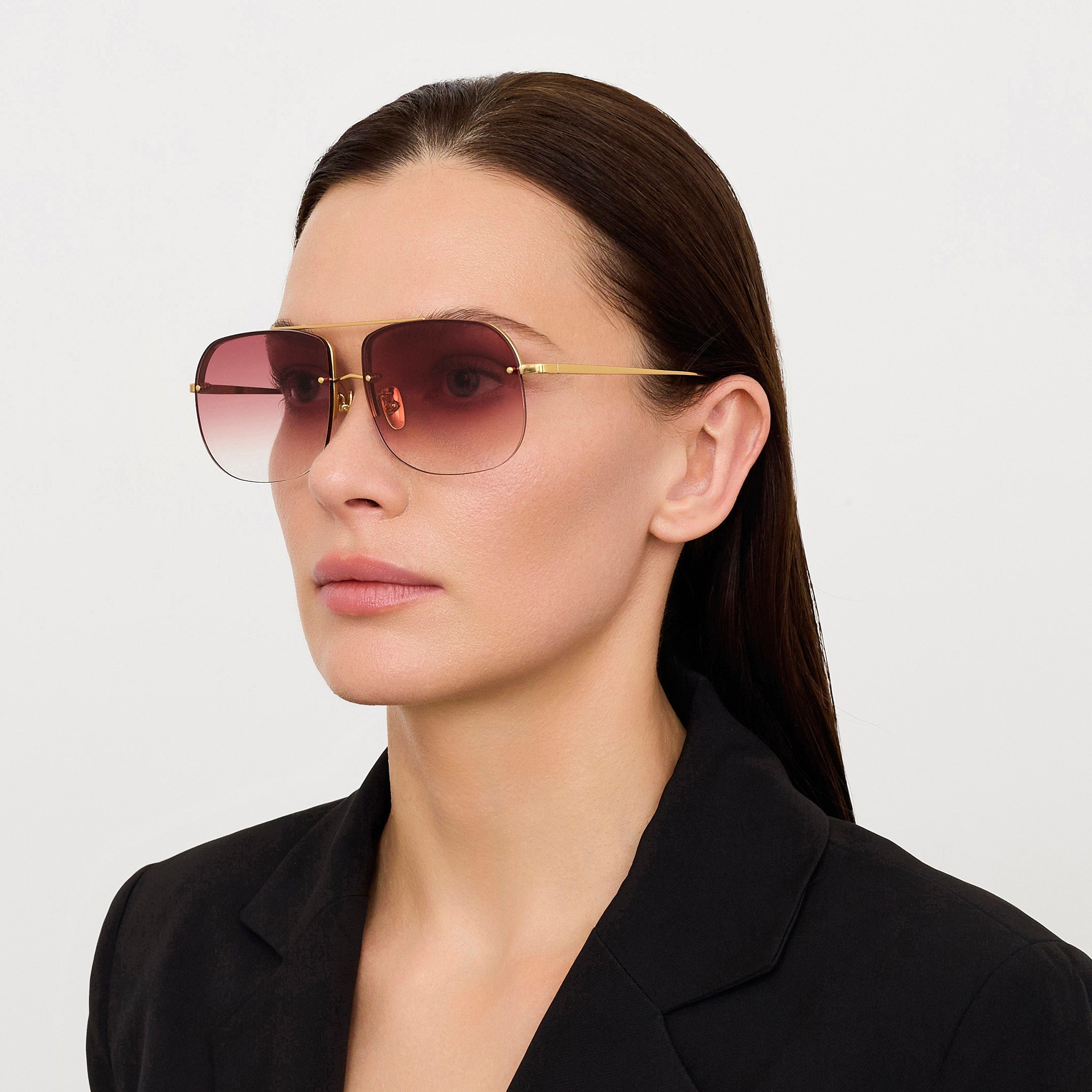 Seren Sunglasses in Red and Gold - 4