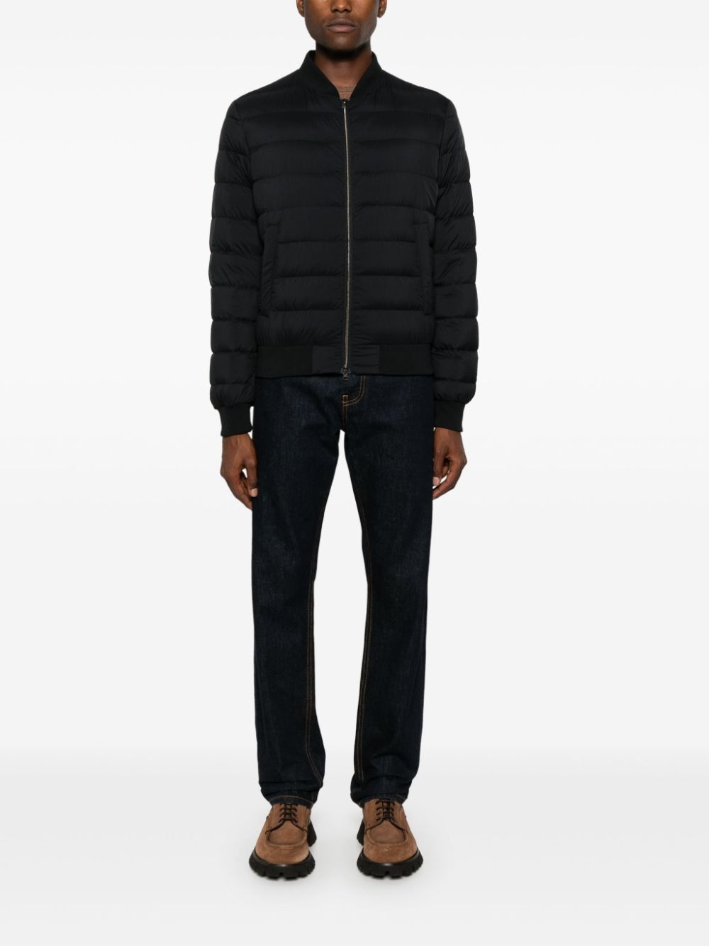 quilted padded bomber jacket - 2