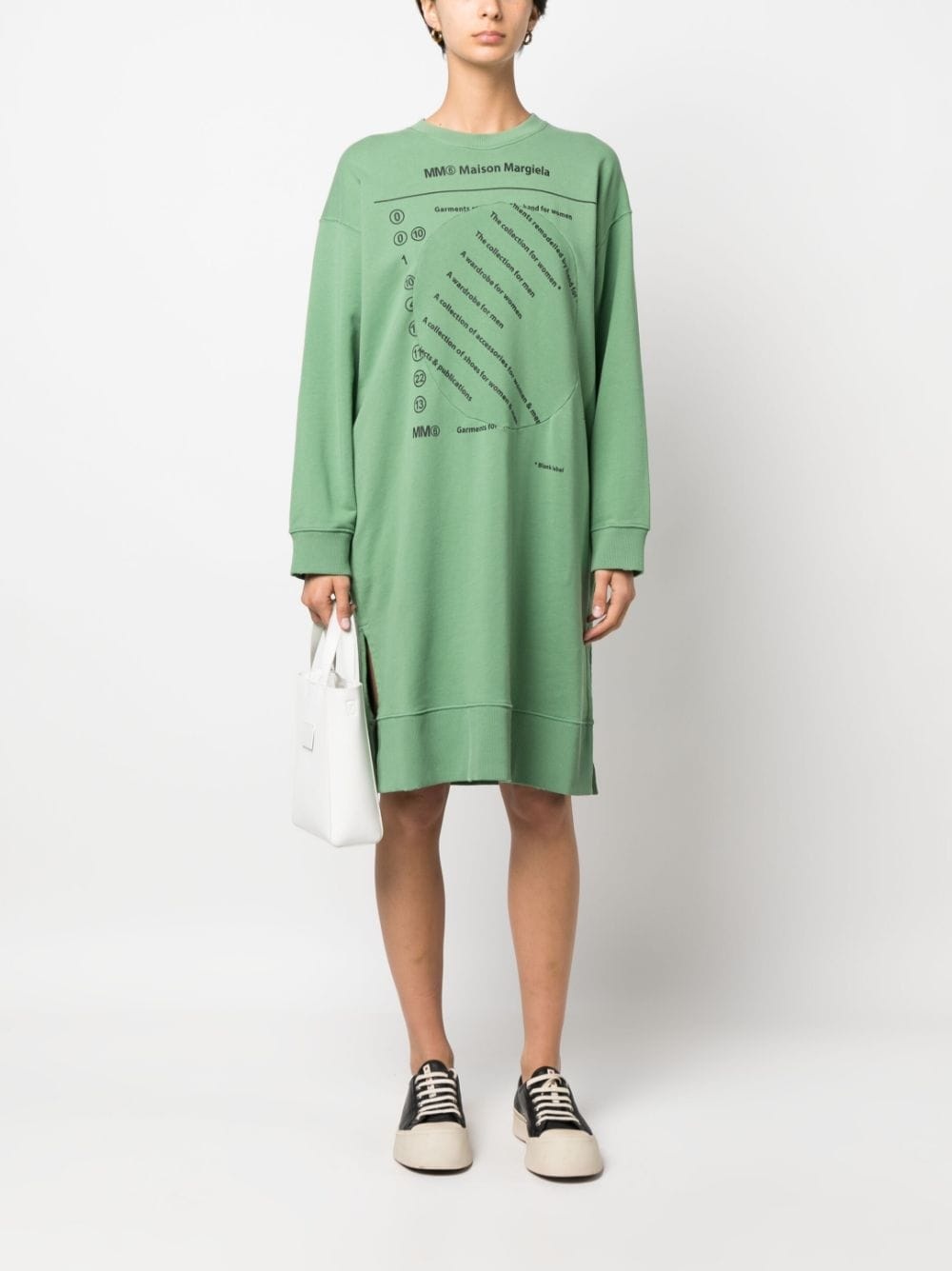 graphic-print sweatshirt dress - 2