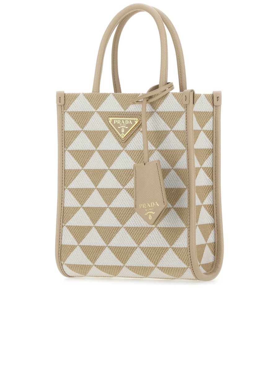 Embroidered Fabric Micro Symbole Handbag - 2
