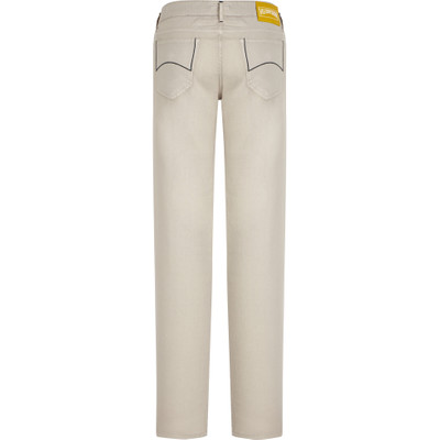 Vilebrequin Men 5-Pockets Linen Cotton Gabardine Pants Solid outlook