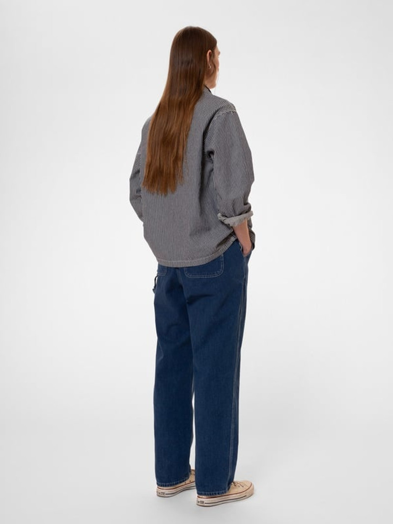 Eva Hickory Striped Jacket Blue/Offwhite 3