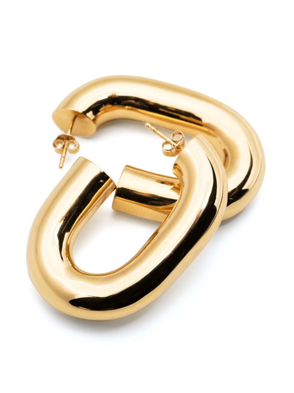 XL Link hoop earrings - 3