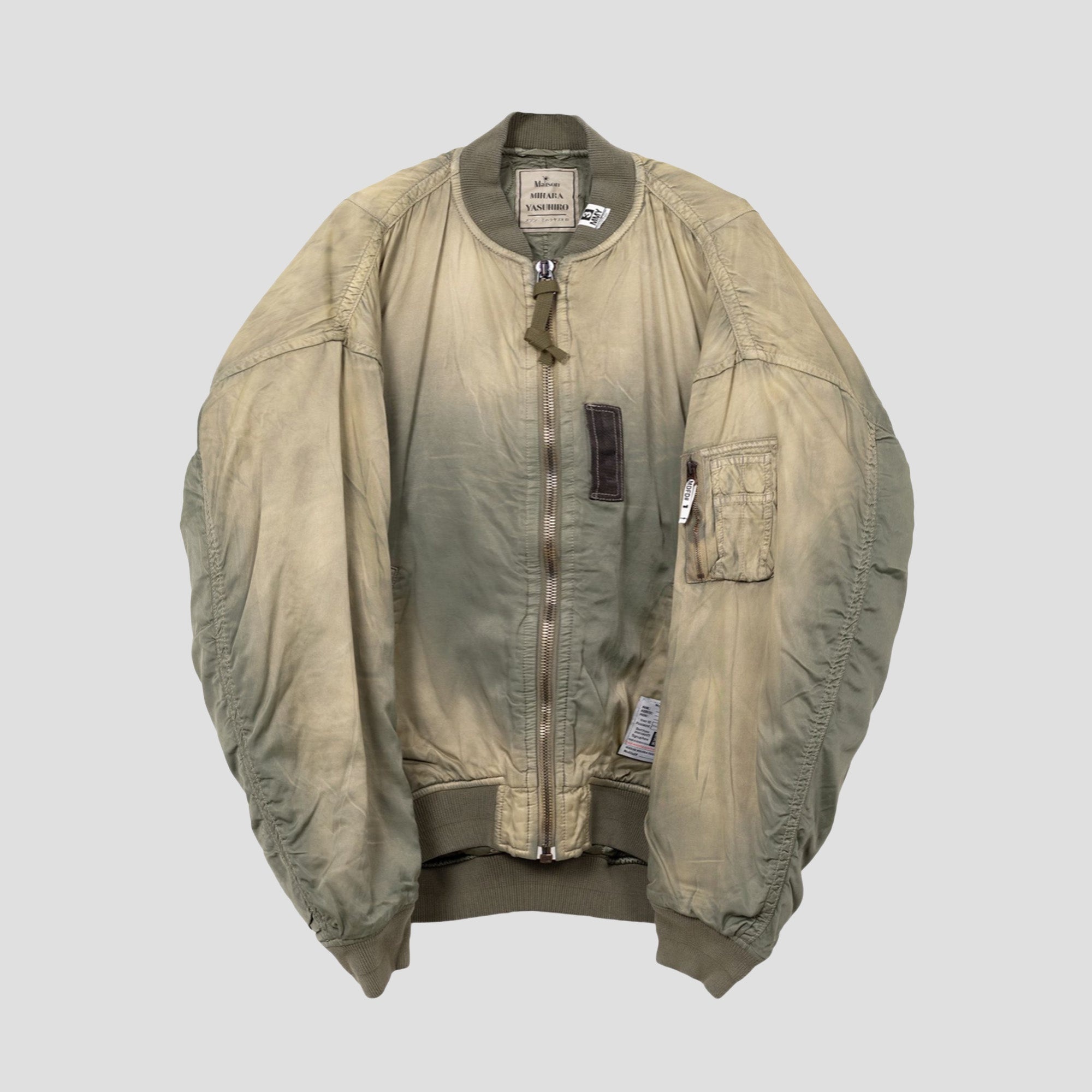 SUN FADED FLIGHT JACKET - 1