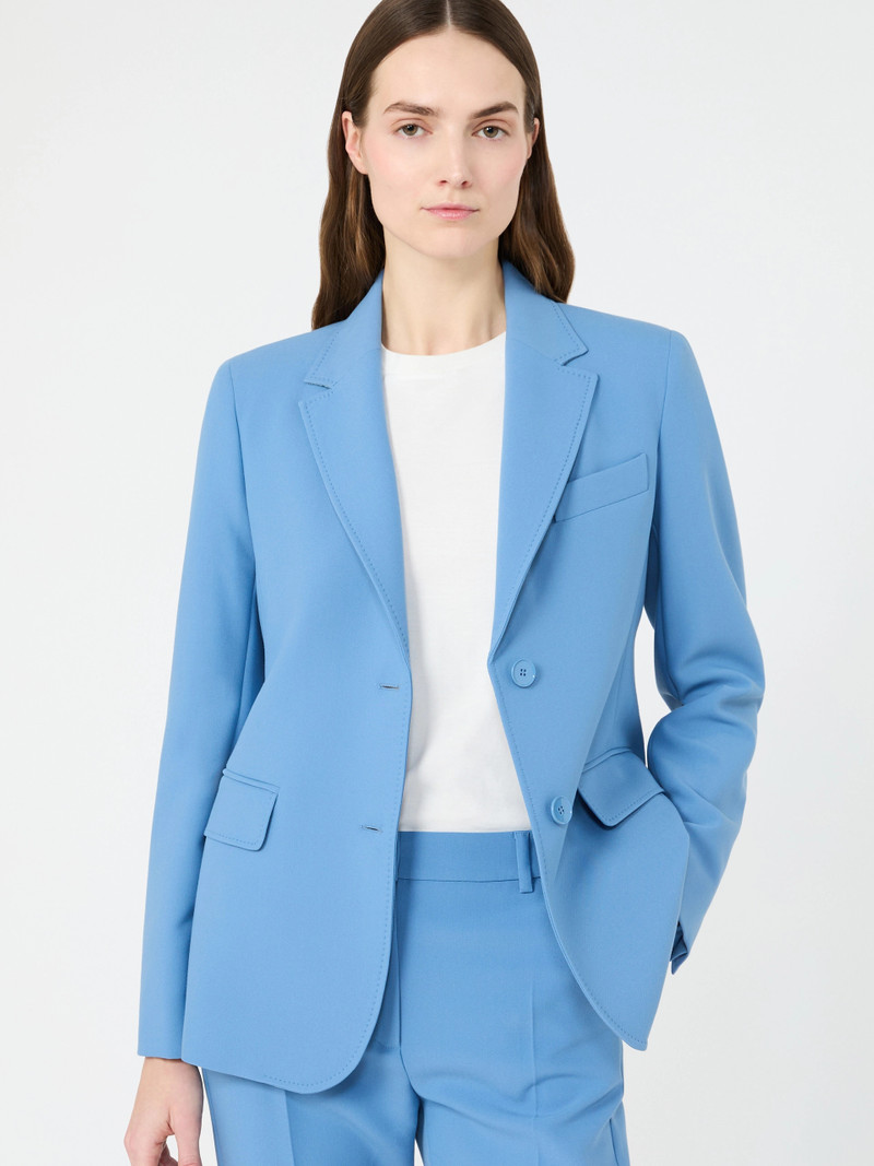 UVA Viscose-blend canvas blazer - LIGHT BLUE 5