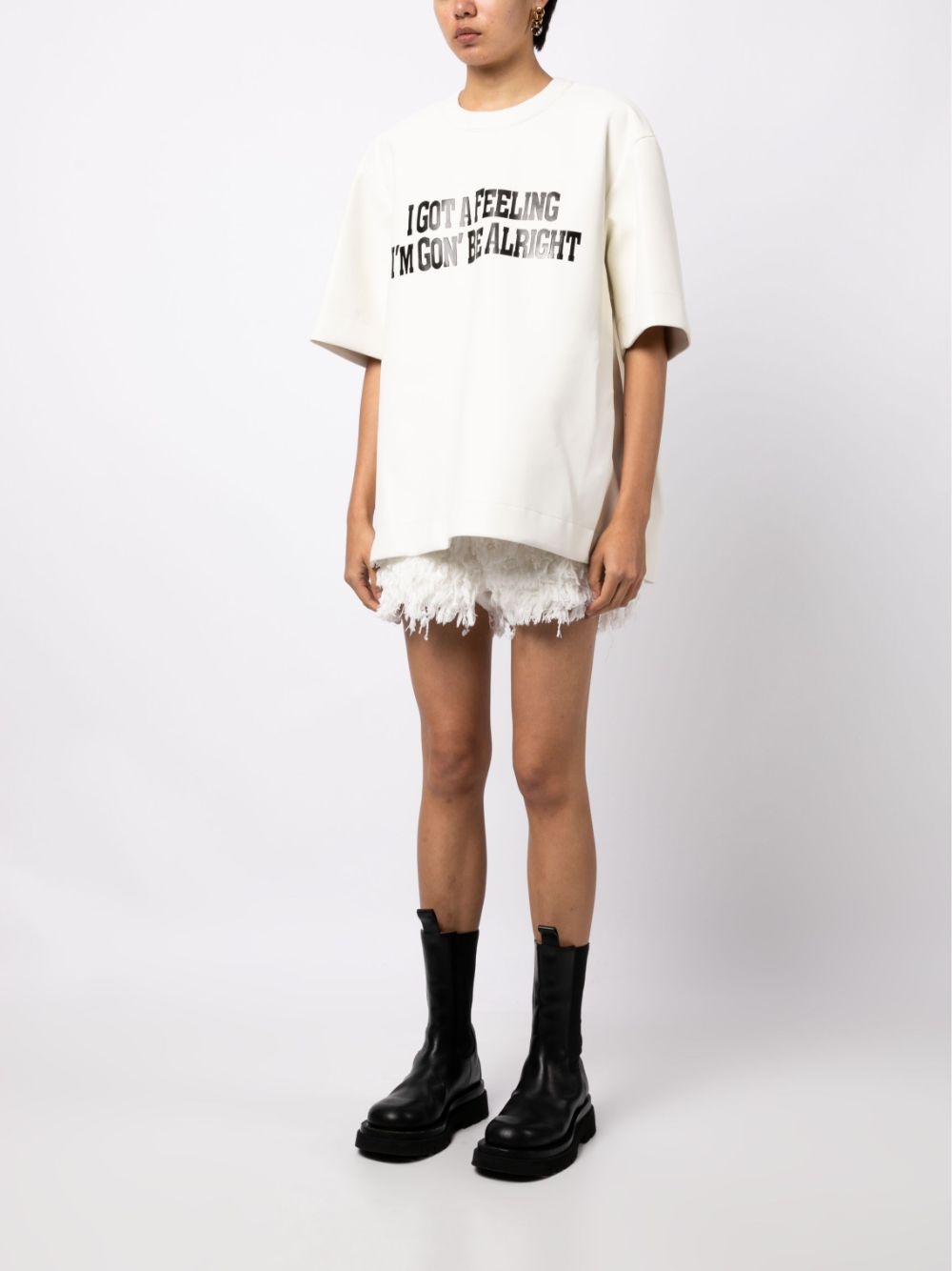 I Got A Feeling layered T-shirt - 3