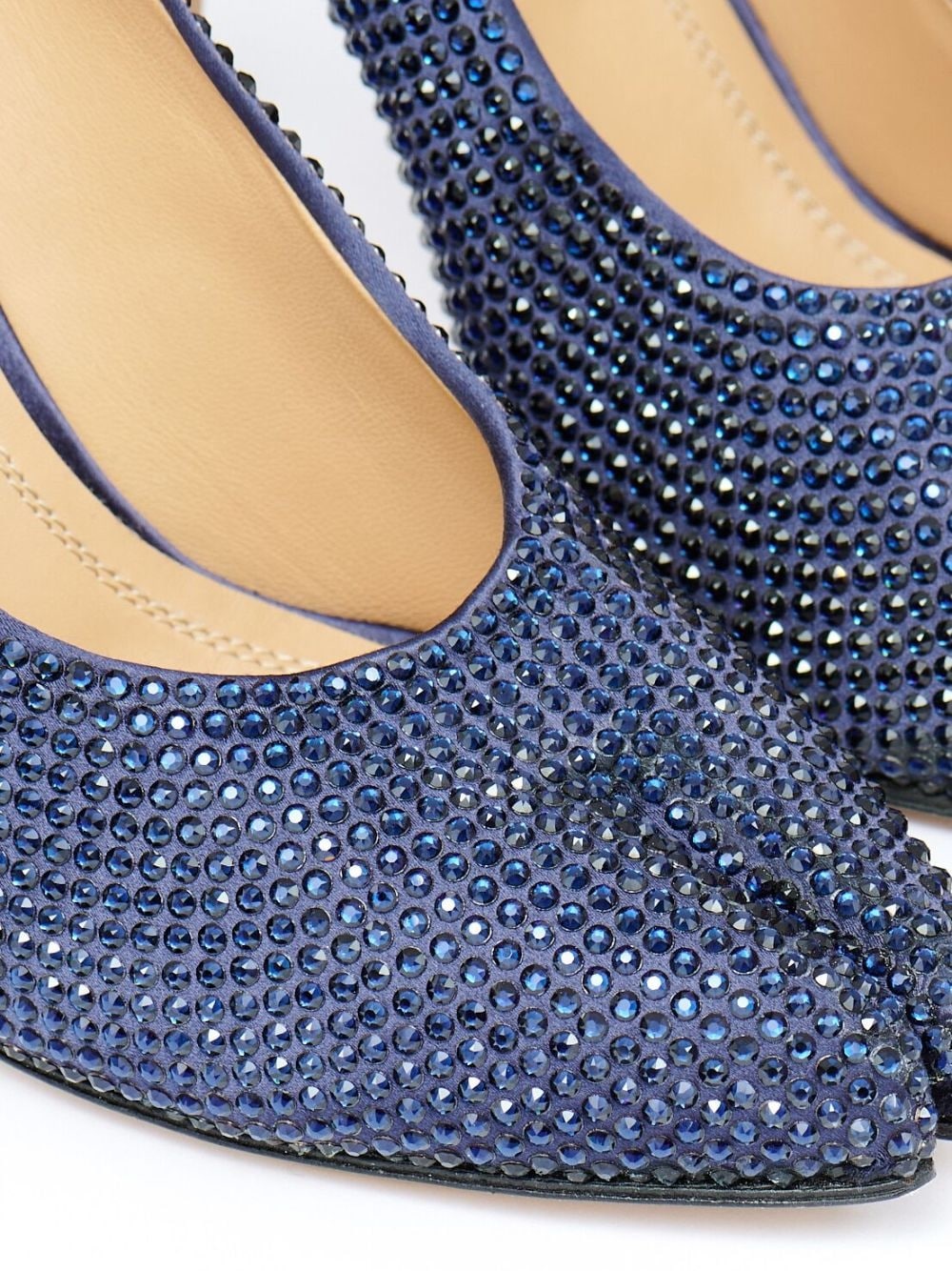Tabi 110mm rhinestone court shoes - 5
