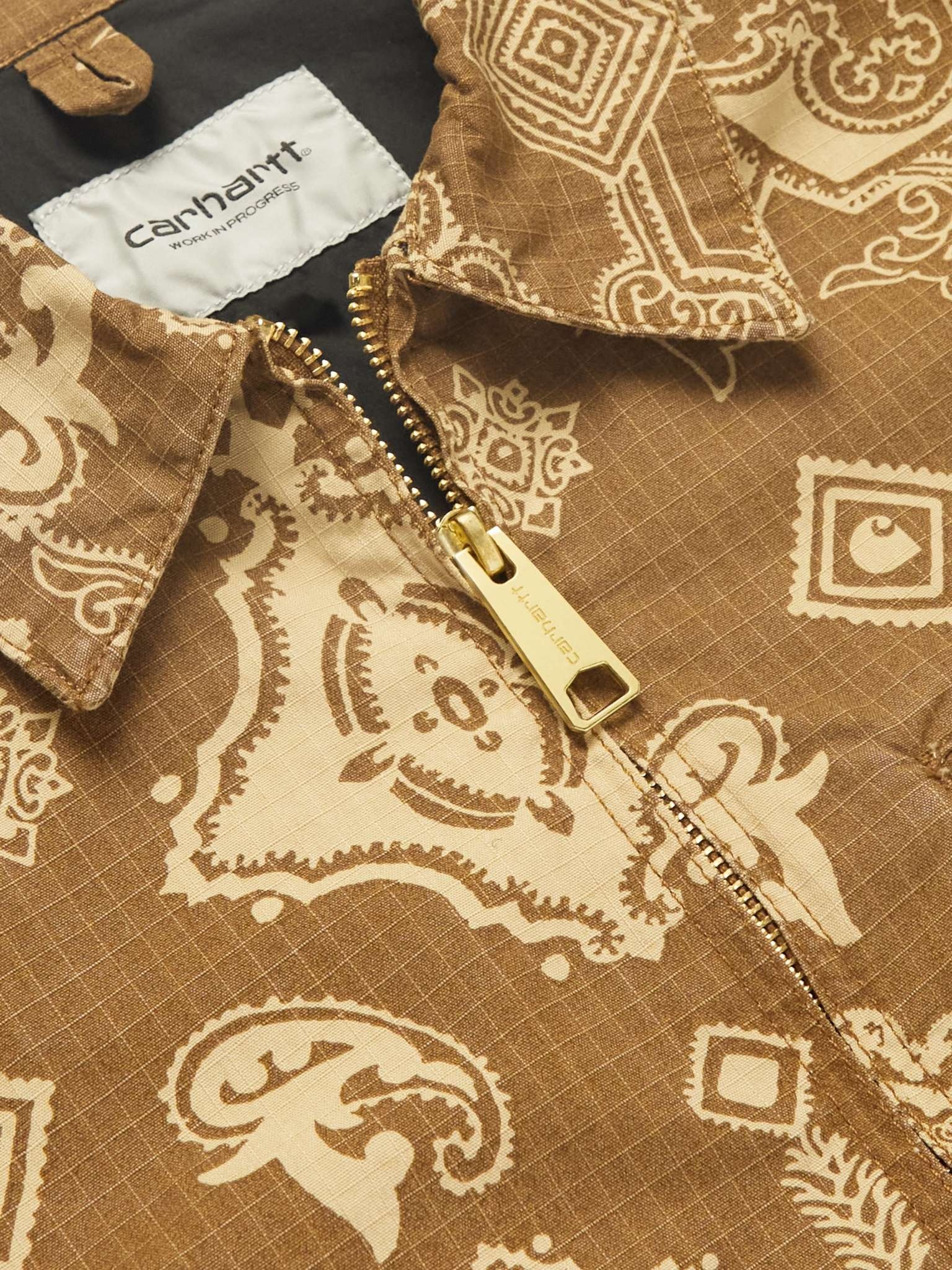 Detroit Logo-Appliquéd Printed Cotton-Ripstop Jacket - 5