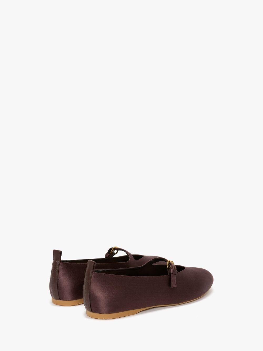 SATIN BALLERINAS WITH STRAP - 3