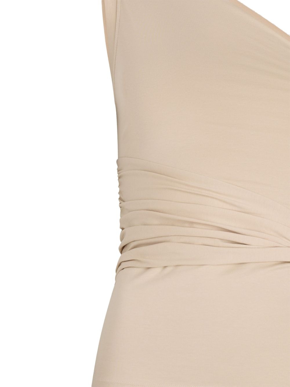 one-shoulder organic cotton top - 2