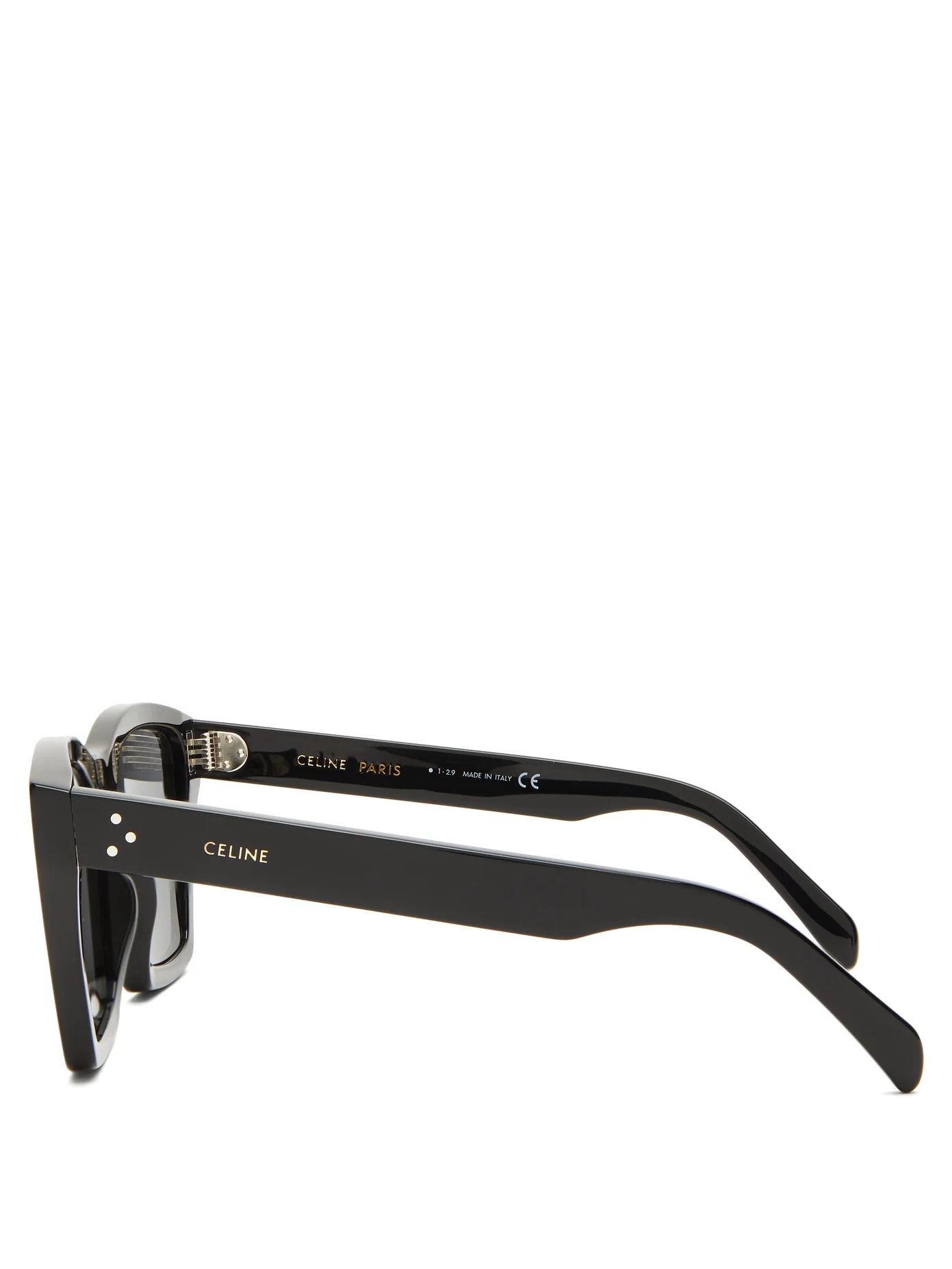 Square-frame acetate sunglasses - 4