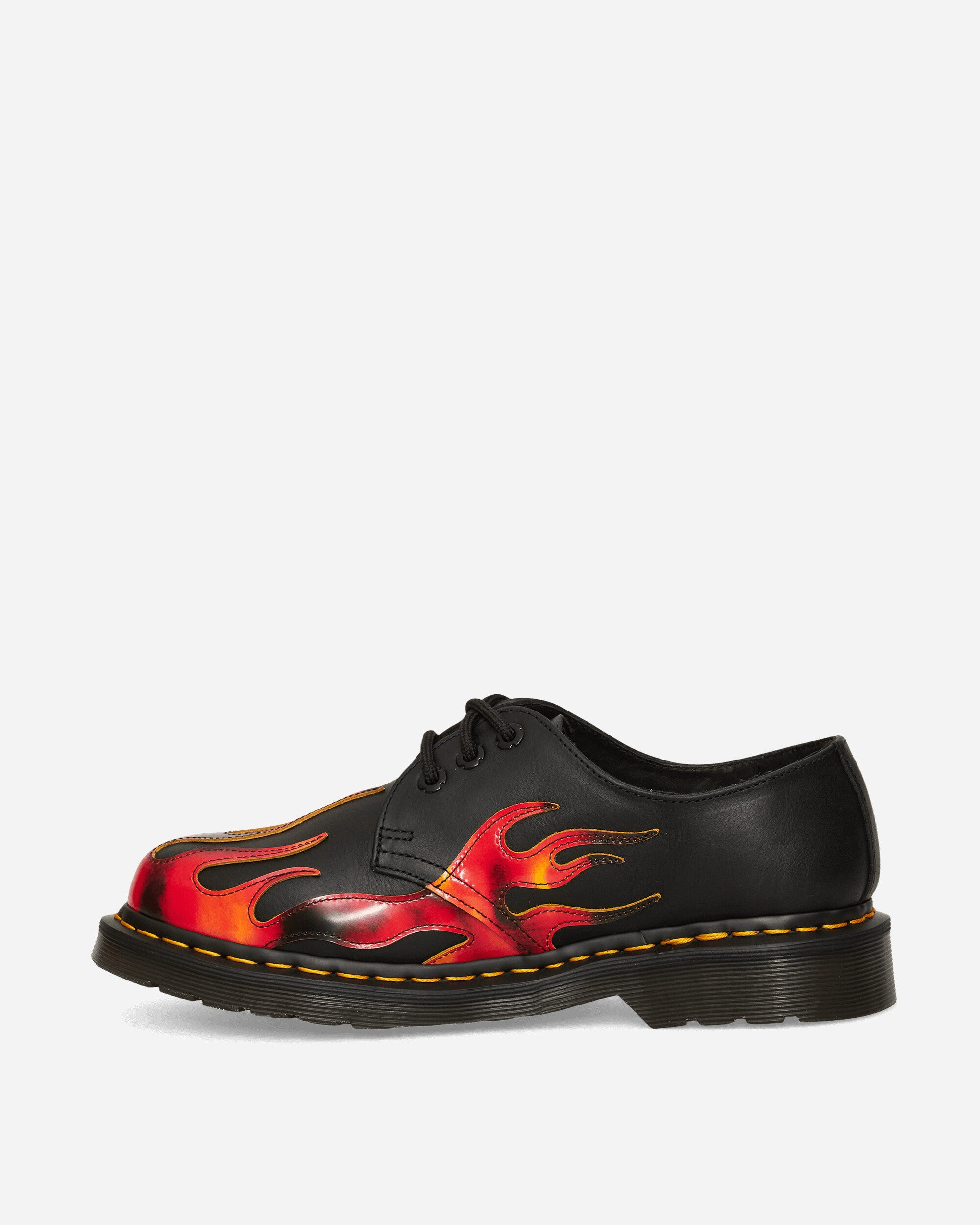 1461 Flame Shoes Black / Vibrant Red - 3