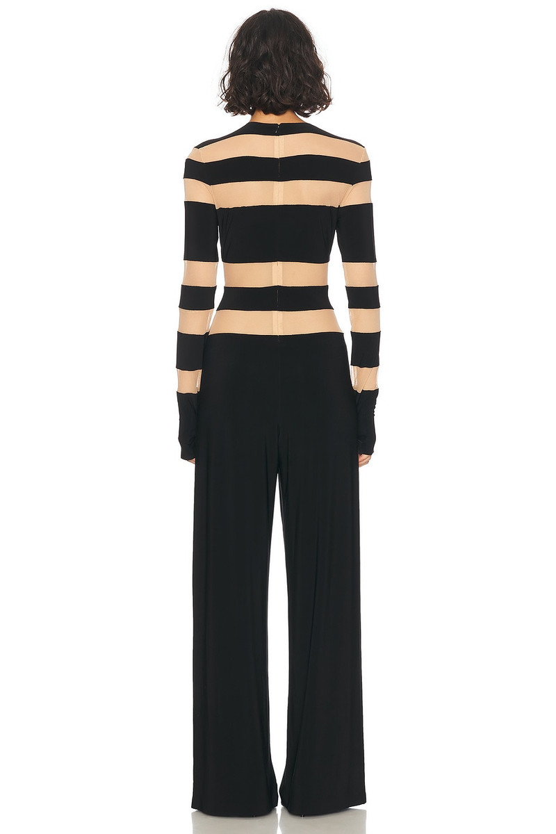 NORMA KAMALI Spliced Straight Leg Jumpsuit outlook
