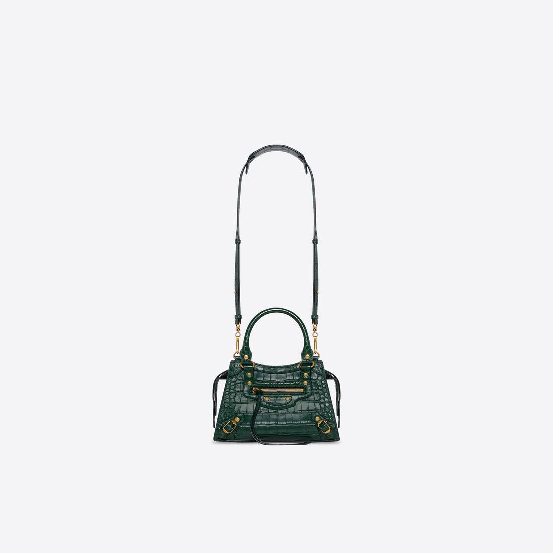 Women's Neo Classic Xs Handbag Crocodile Embossed in Green - 4