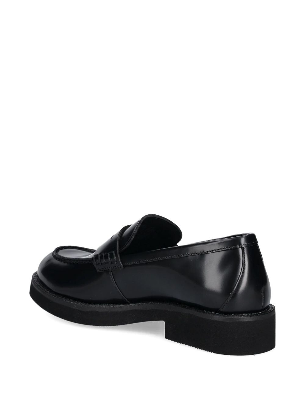 leather penny loafers - 4