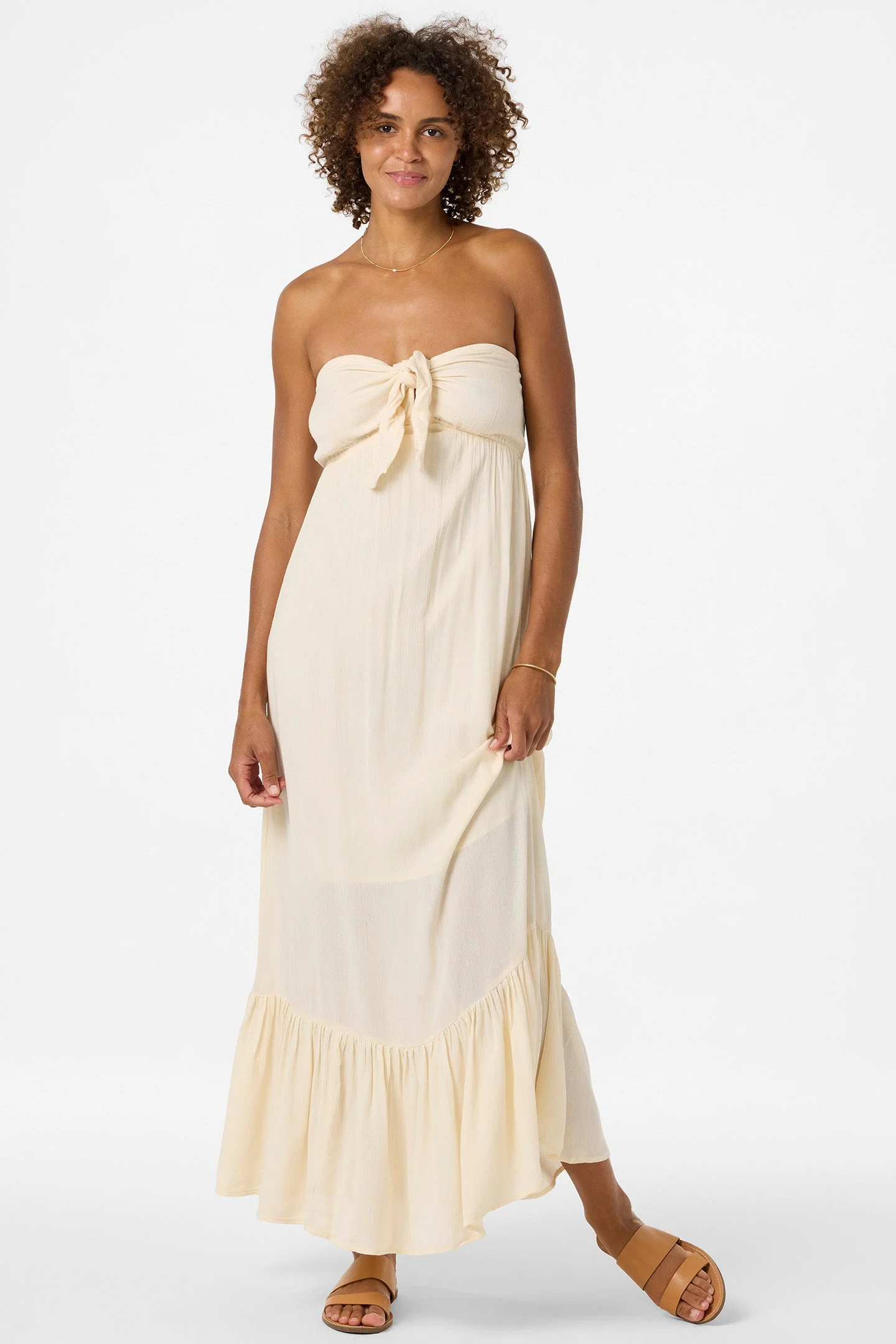 Isadora Solid Maxi Dress - 1