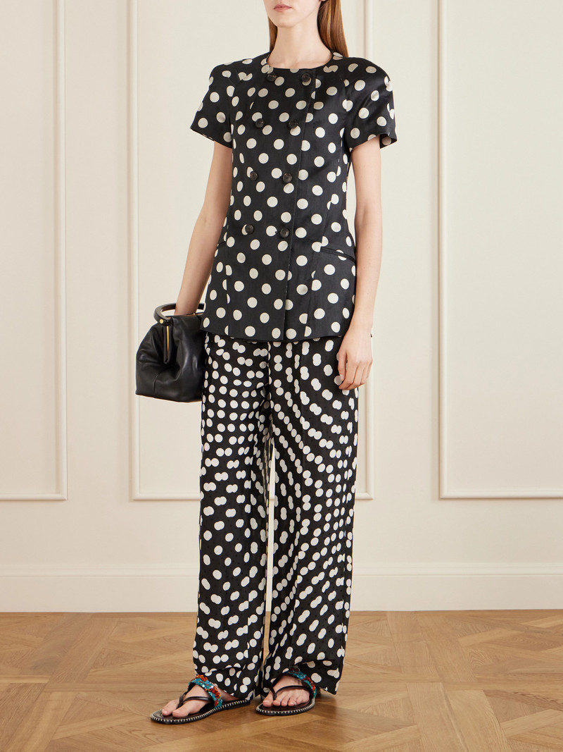 Dries Van Noten Bonny Polka-dot Jacquard Jacket outlook