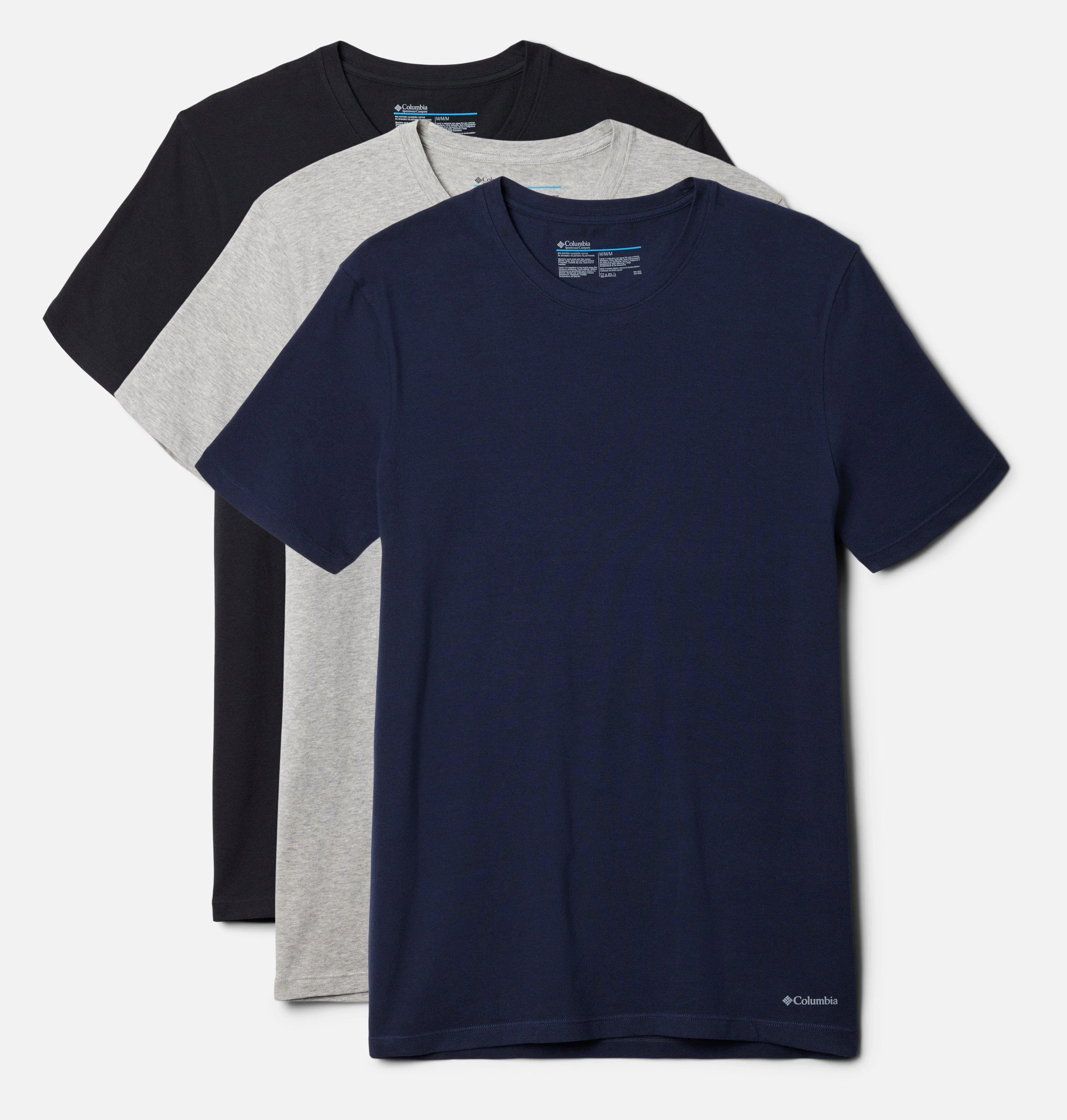 Men's Performance Cotton Stretch Crew - 3 pack - 1