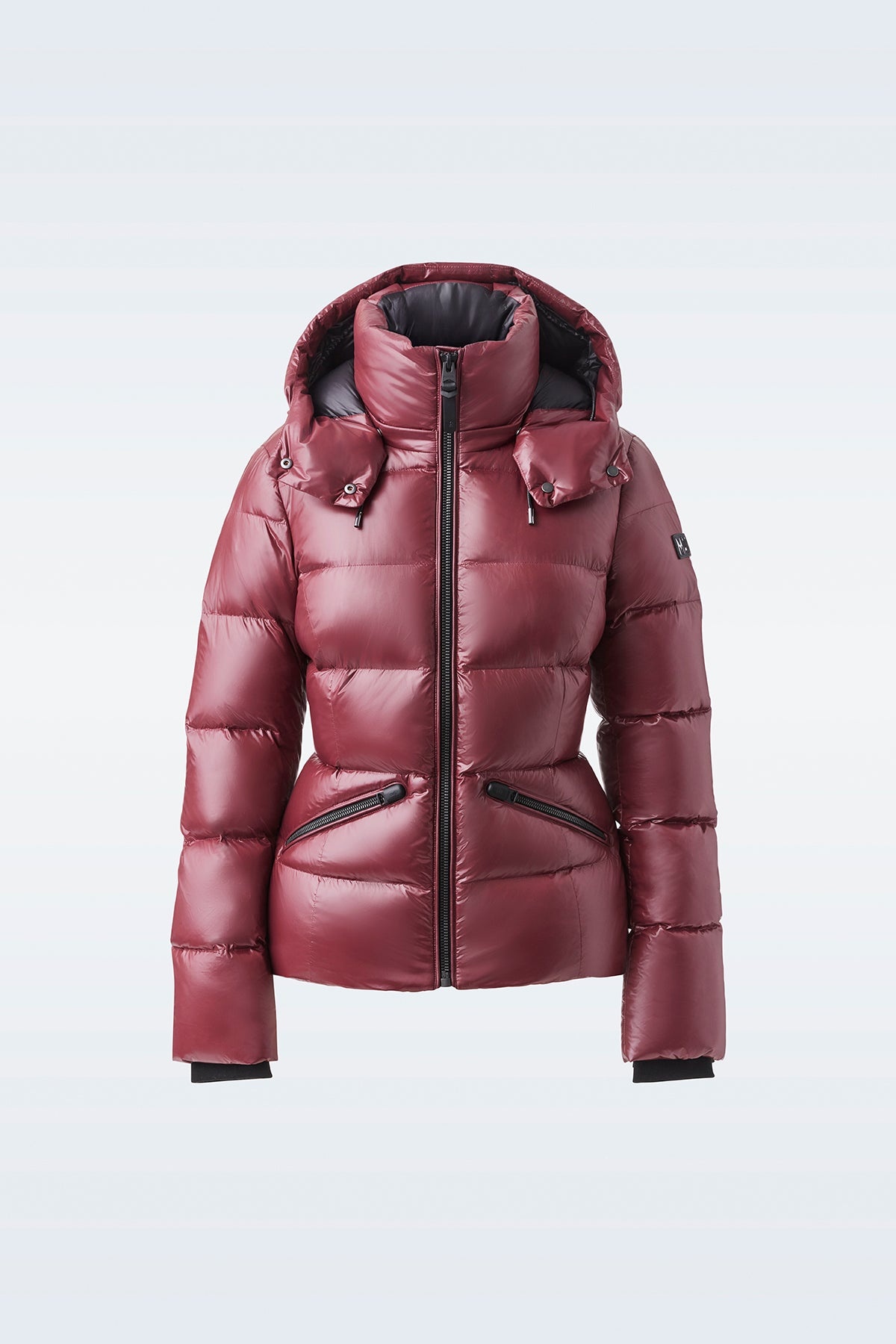 MACKAGE MADALYN lustrous light down jacket with hood for ladies