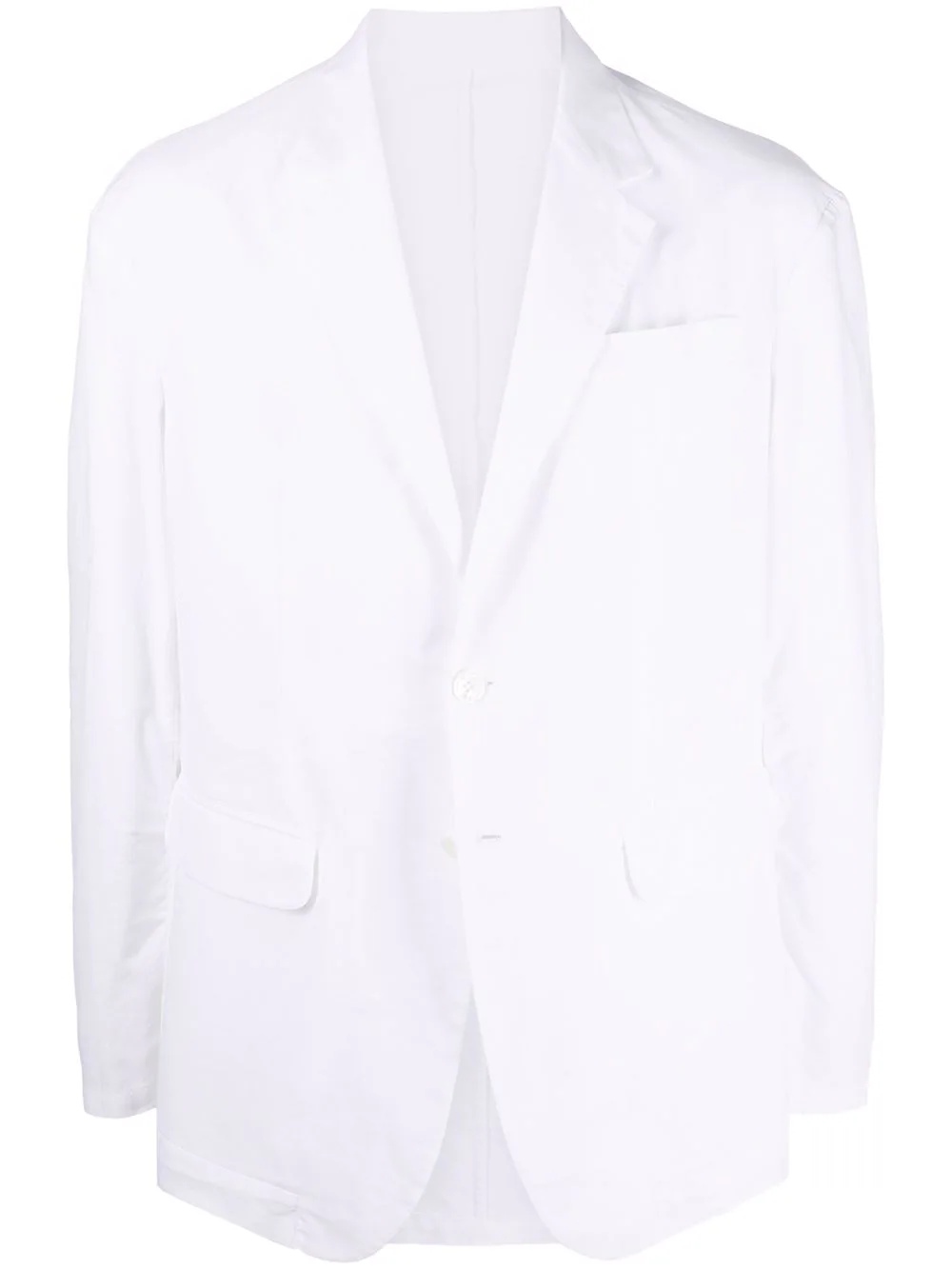 notched-lapel single-breasted blazer - 1