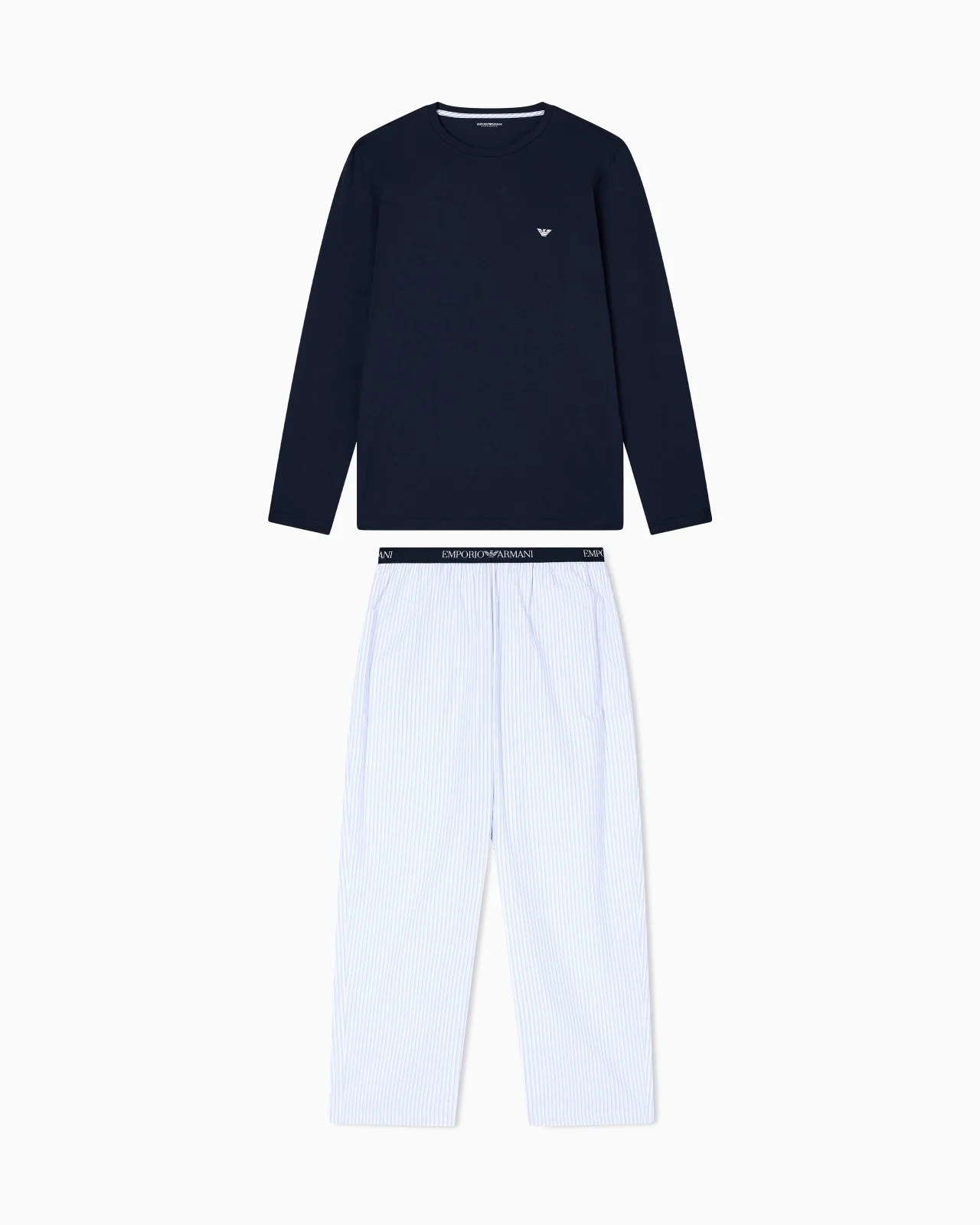 PYJAMAS WITH TROUSERS IN ALL-OVER PATTERN JACQUARD - 1