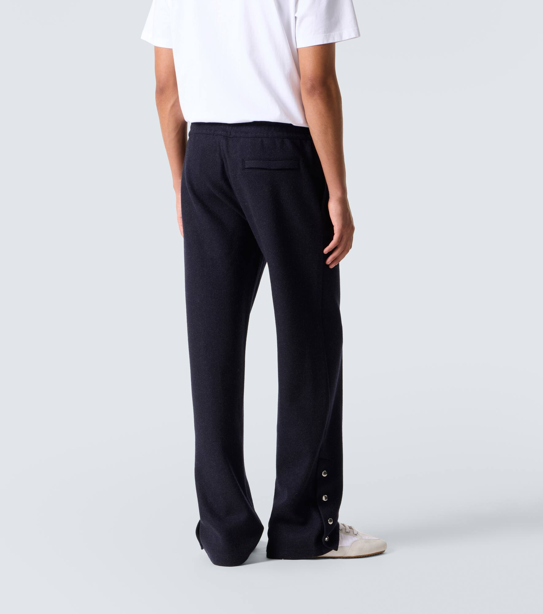 wool and cashmere-blend pants - 4
