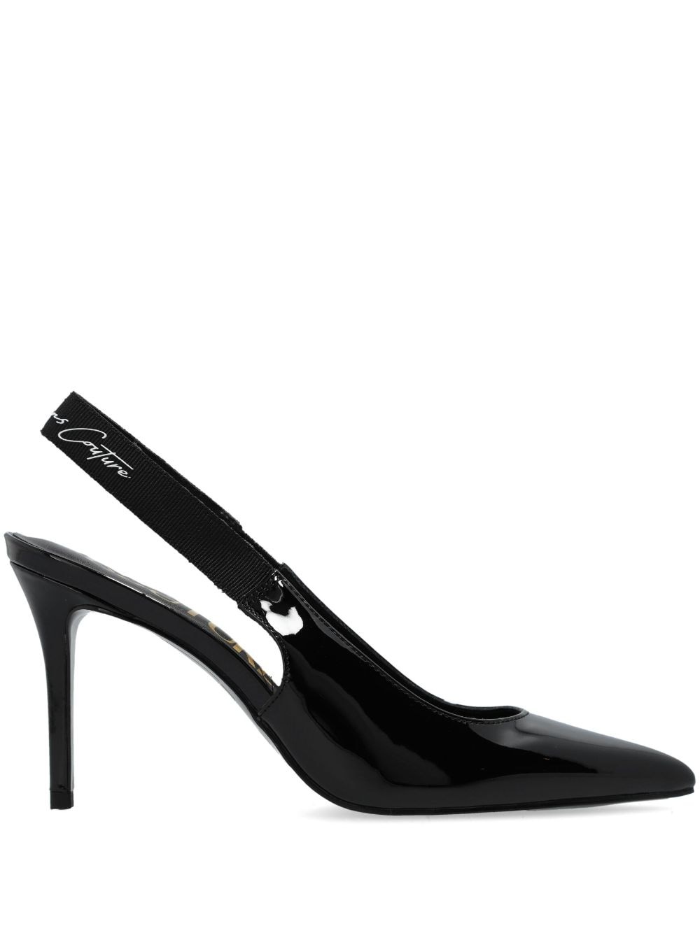 logo slingback pumps - 1