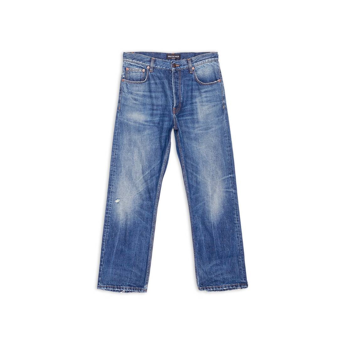 Men's Slim Fit Pants in Blue - 1