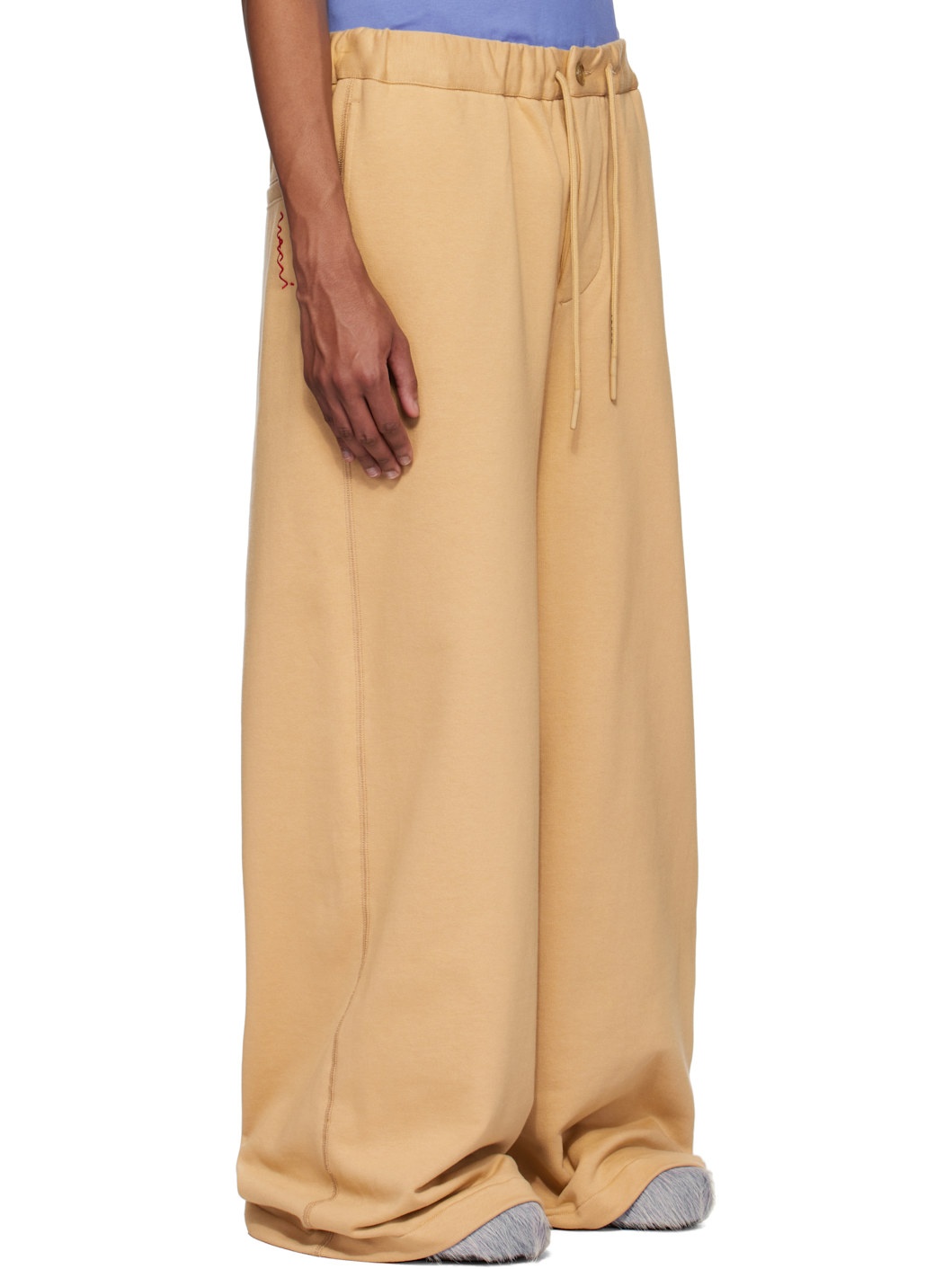Tan Loopback Sweatpants - 2
