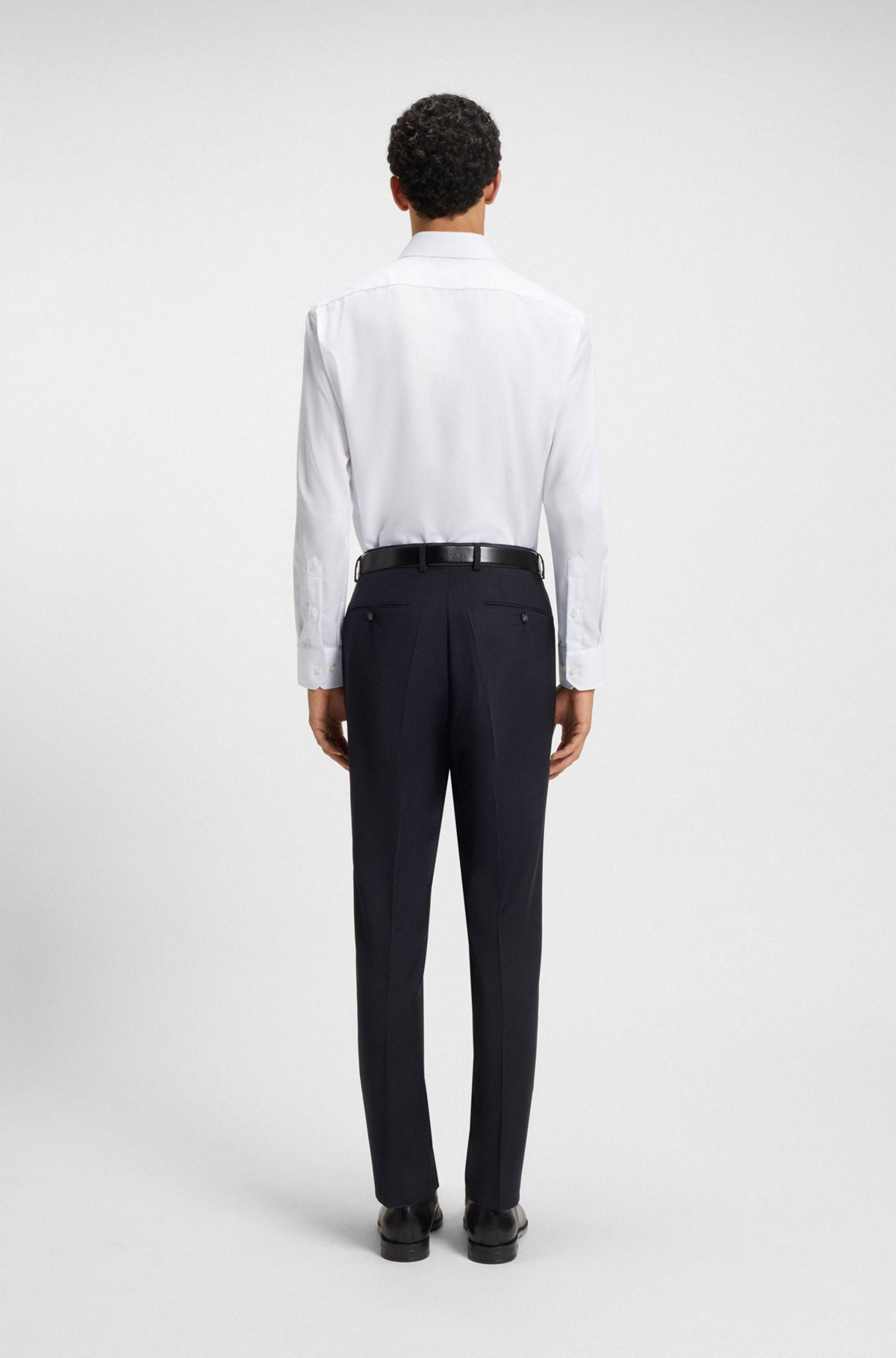 REGULAR-FIT SHIRT IN WRINKLE-RESISTANT OXFORD COTTON - 5