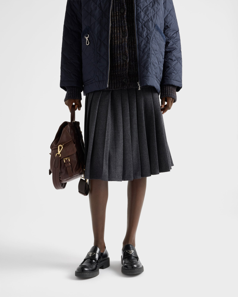 Pleated jersey skirt 4