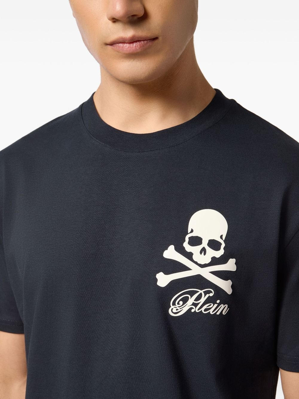 skull-print T-shirt - 4