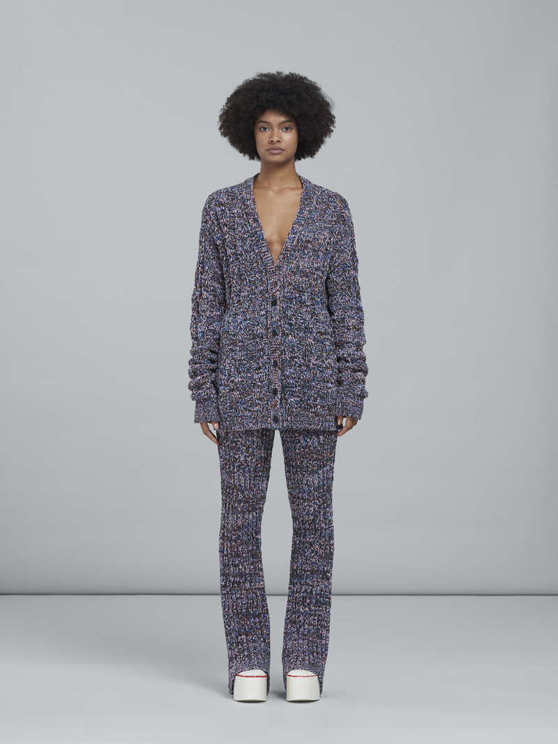 Marni CHENILLE VISCOSE AND COTTON PANTS outlook