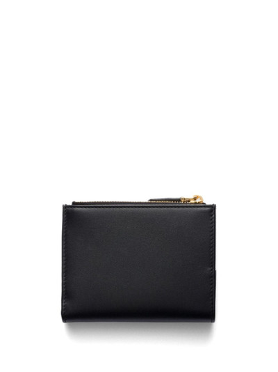 Prada triangle-logo leather wallet outlook