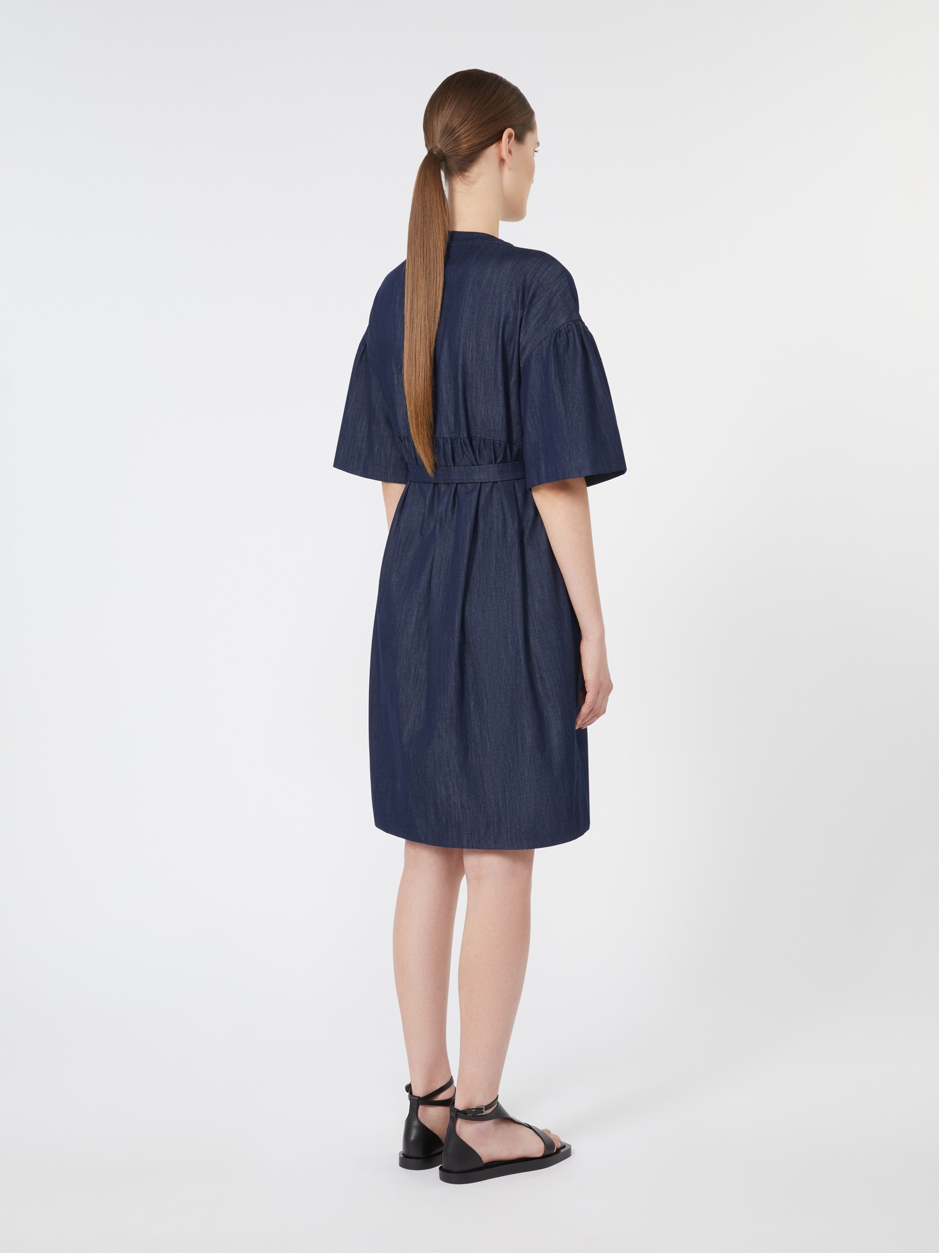 DANIA Cotton denim dress - 4