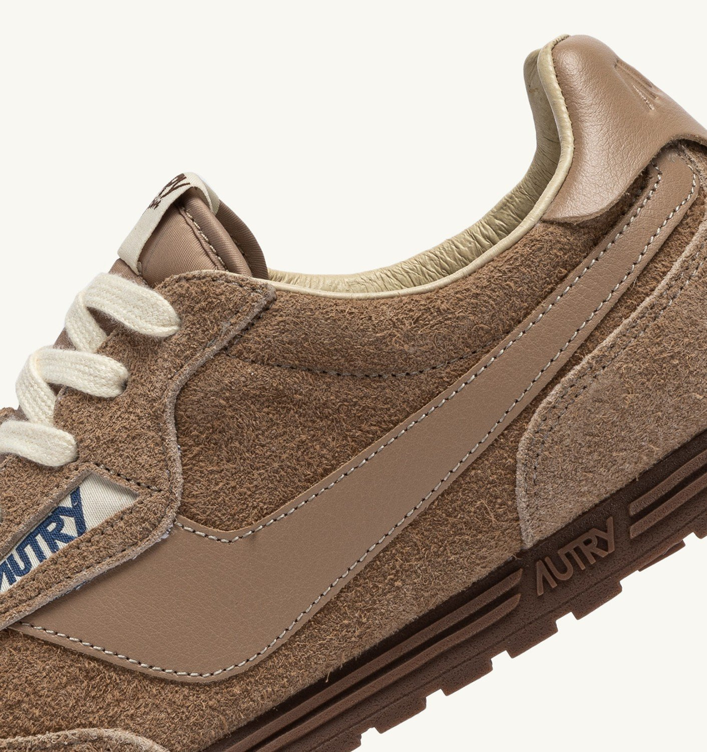 WINDSPIN SNEAKERS IN PEANUT SUEDE AND LEATHER - 6