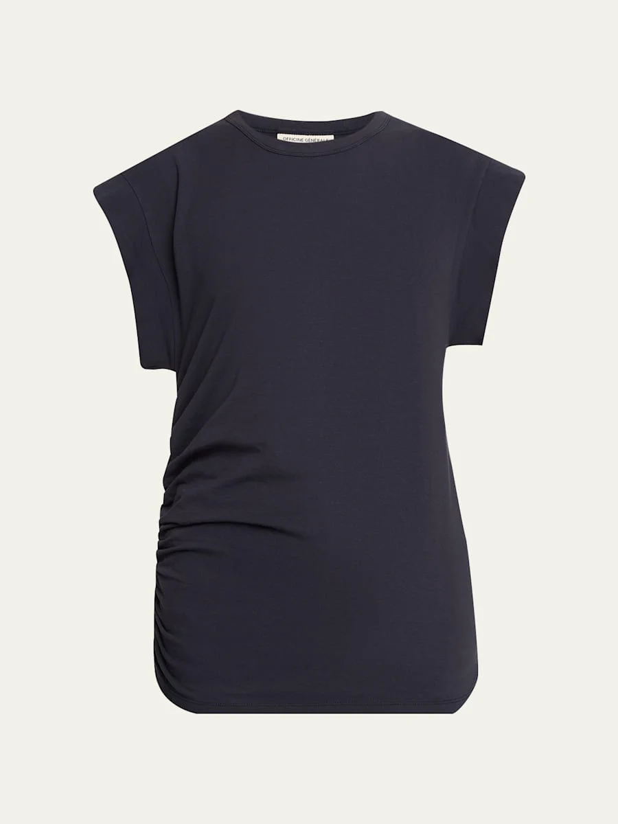 Inaya Asymmetric Jersey Tee - 1