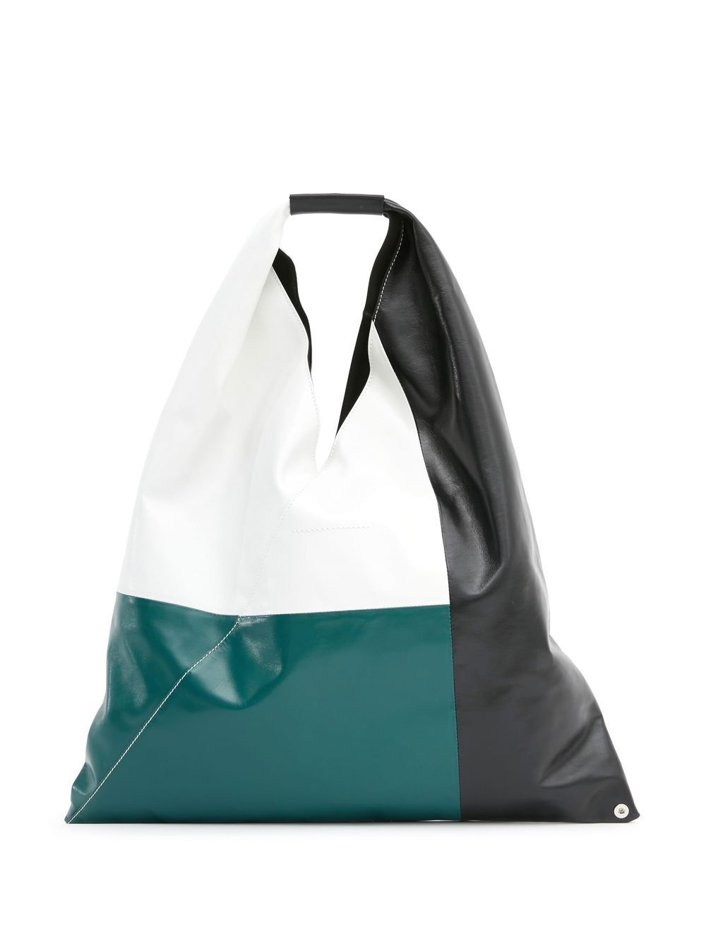 Japanese colour-block tote bag - 2