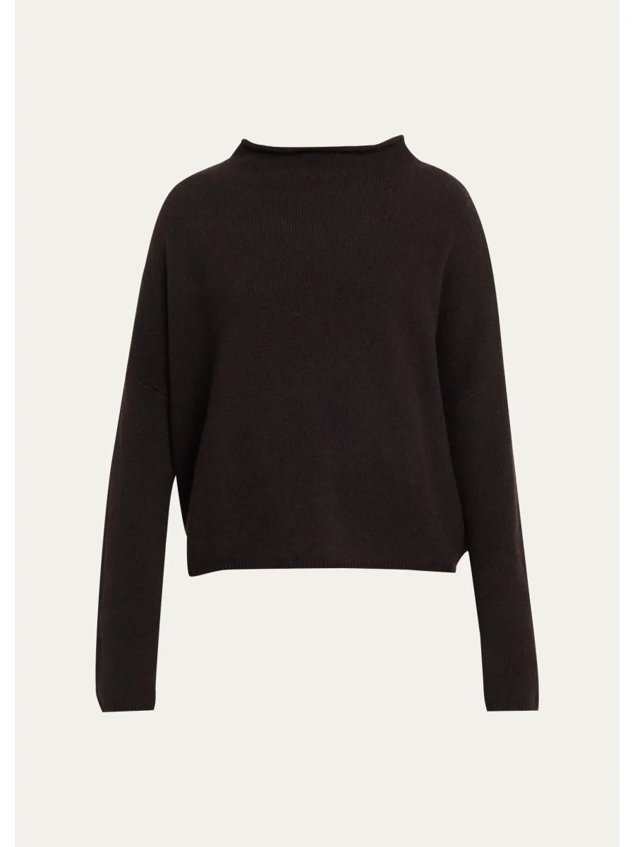 Sandy Mock-Neck Cashmere Sweater - 1