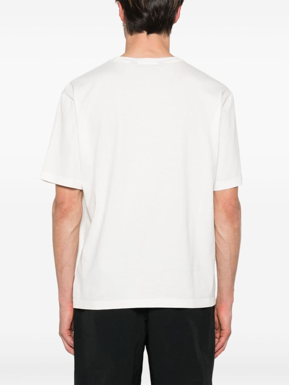 embroidered-logo cotton T-shirt - 4
