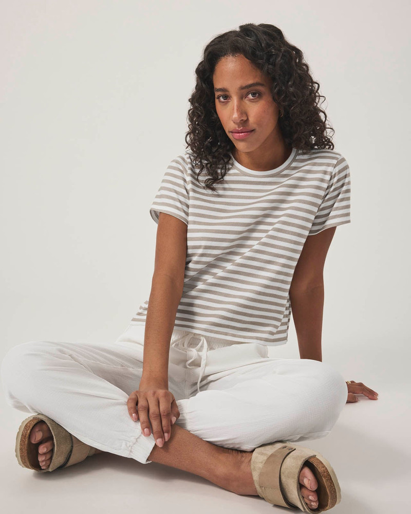 Louisa Short Sleeve Stripe Tee 4