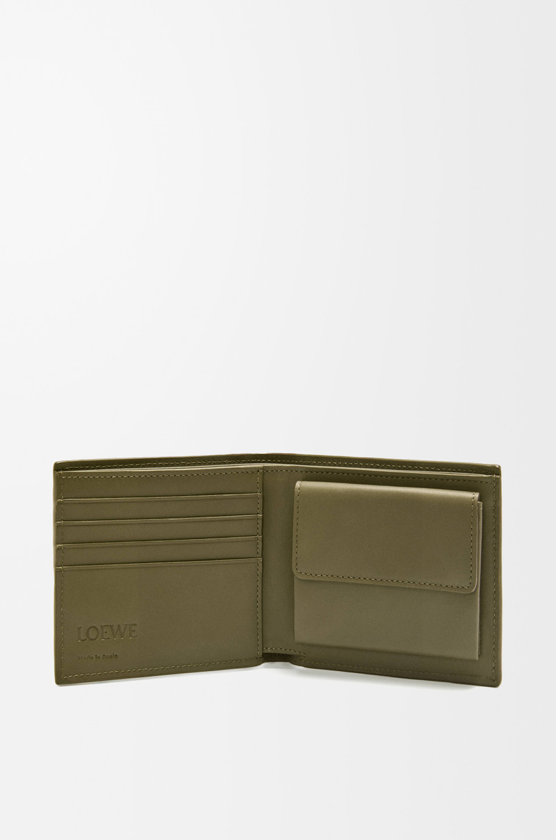 Loewe Bifold coin wallet in textured classic calfskin outlook
