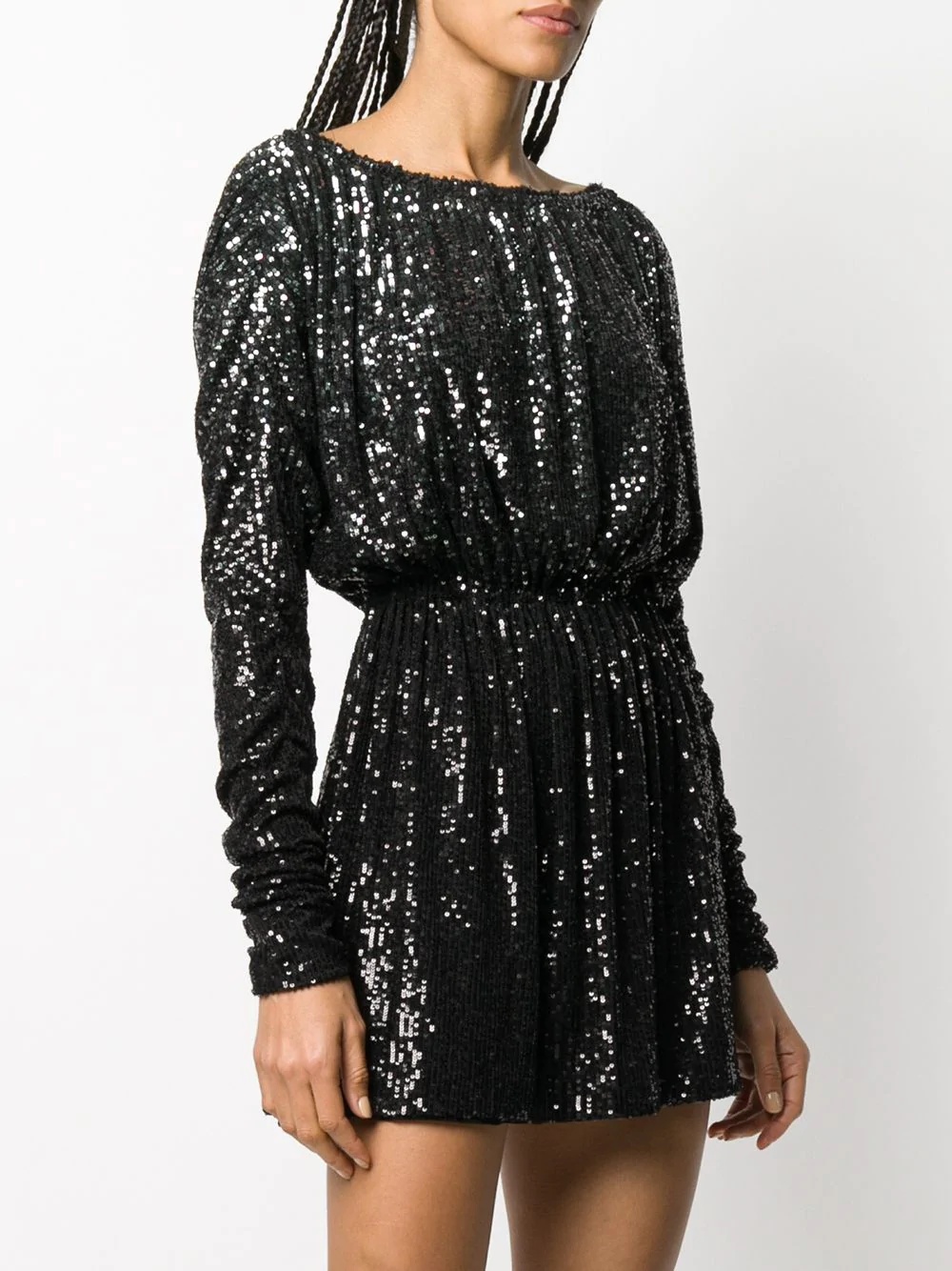 sequinned mini dress - 3